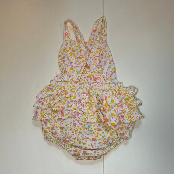 Alice + Ames Oh Joy! Ruffled Bubble Romper 3T - Picture 4 of 5